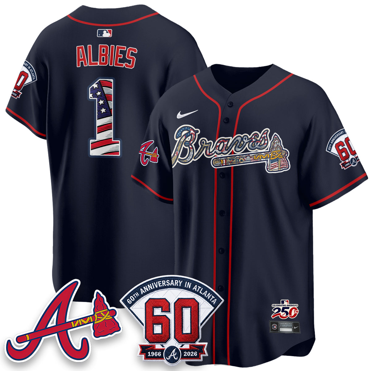 ATL 2026 Independence Day USA Vapor Limited Jersey - Stitched-DTD