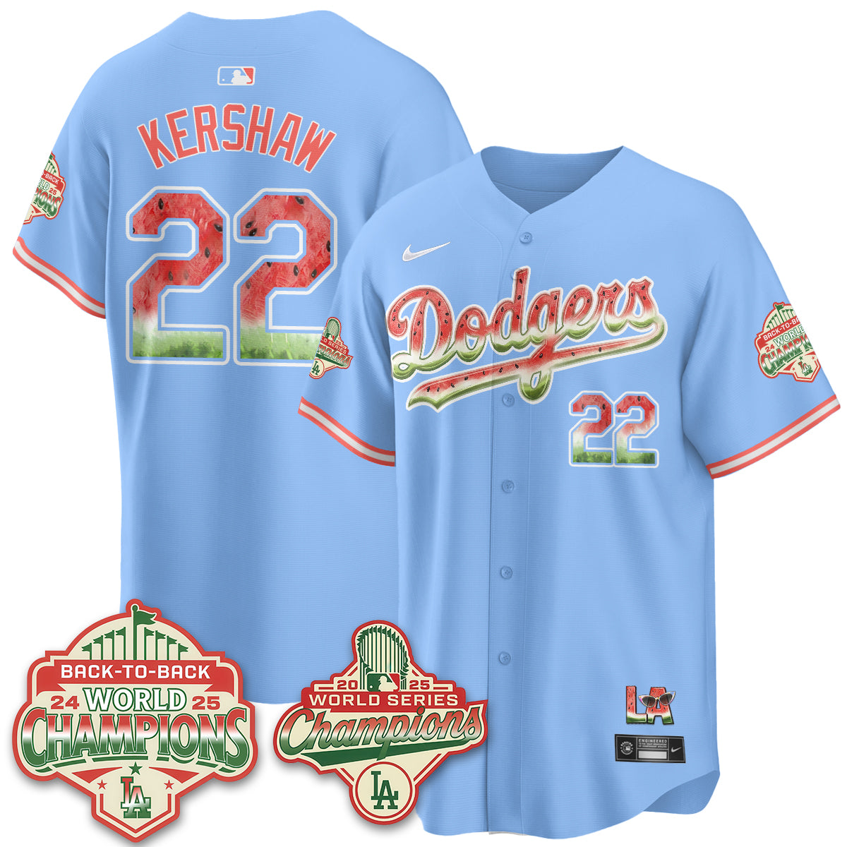 LAD National Watermelon Day Vapor Jersey - Stitched-DTD