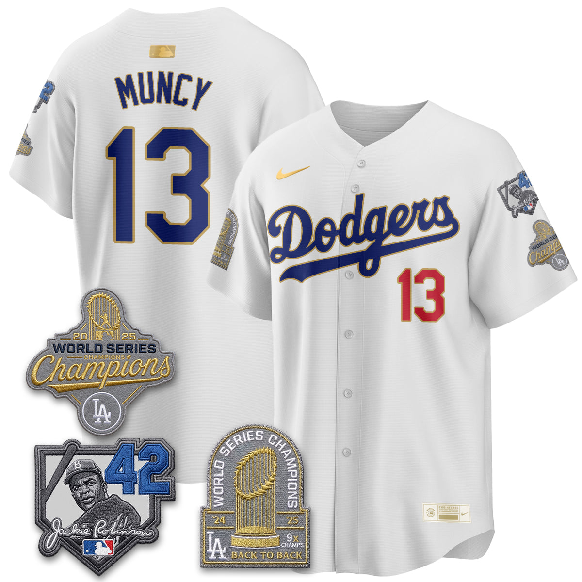 LAD 2026 Jackie Robinson New Era Vapor Limited Jersey - All Stitched-DTD