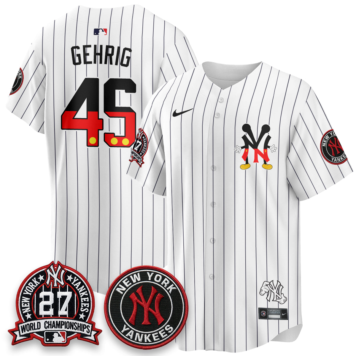 NYY x Mouse Vapor Limited Jersey - Stitched-DTD