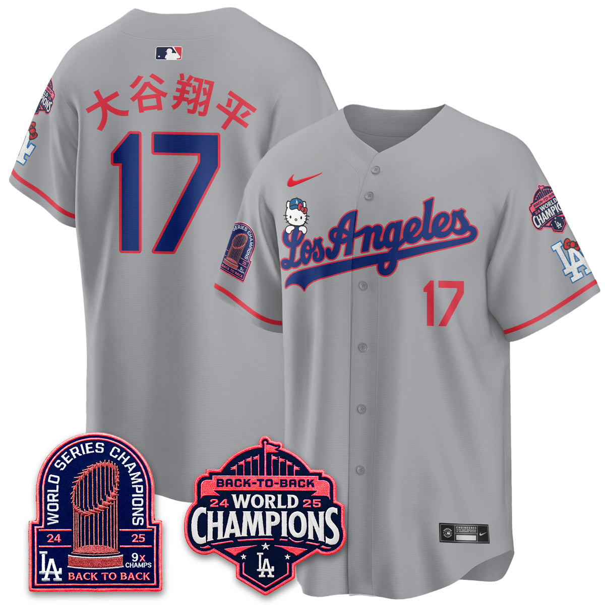 LAD x Hello Kitty Night 2026 Vapor Jersey - All Stitched - V2-DTD
