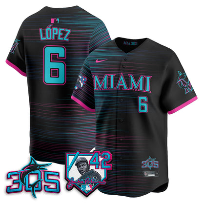 MIA 2026 Jackie Robinson New Era Vapor Limited Jersey - All Stitched-DTD