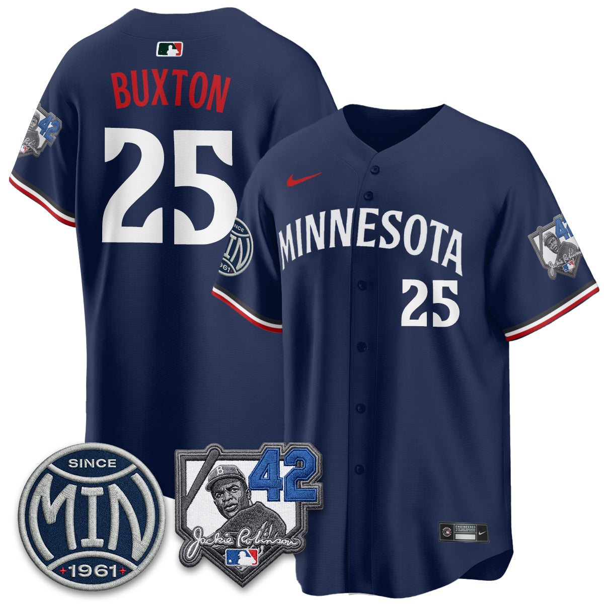 MIN 2026 Jackie Robinson Day Vapor Limited Jersey - All Stitched-DTD
