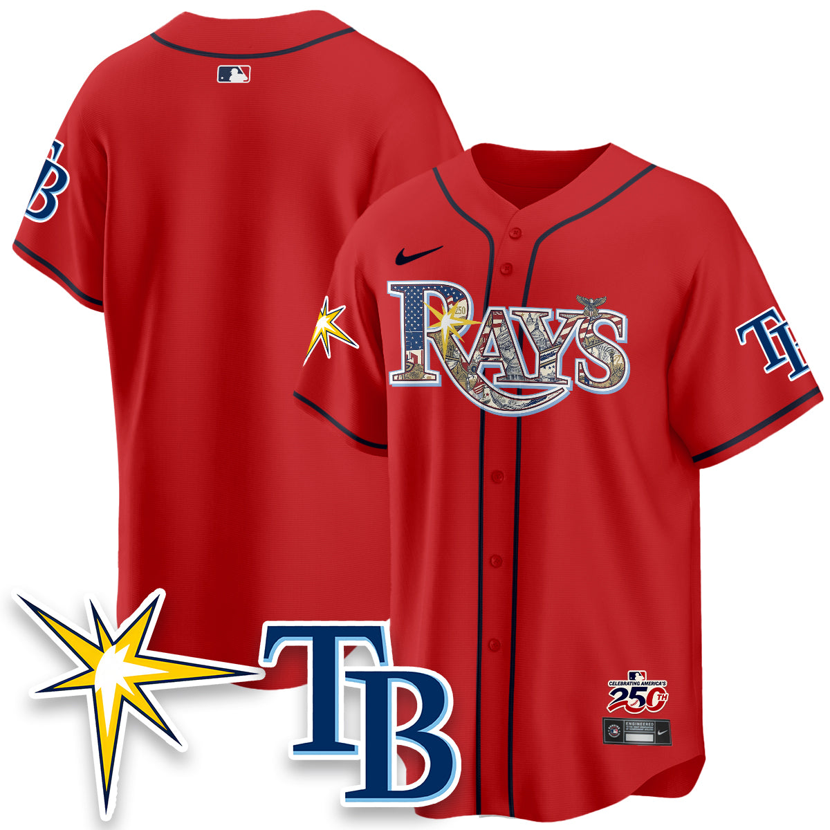 TB Independence Day USA 2026 Vapor Limited Jersey - Stitched-DTD