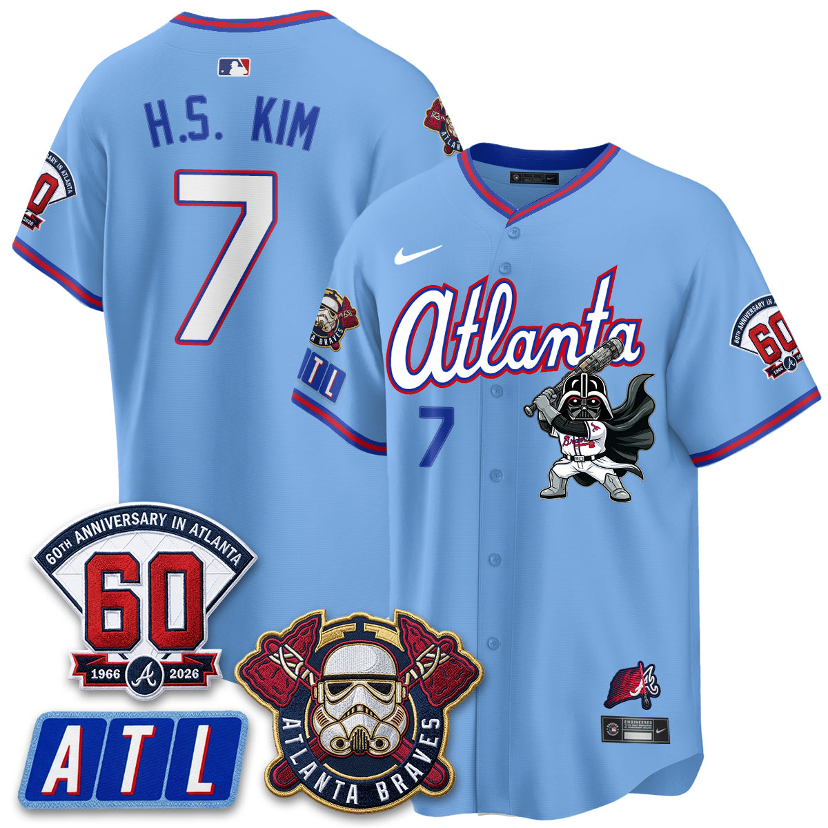 ATL x SW Vapor Limited Jersey - Stitched-DTD