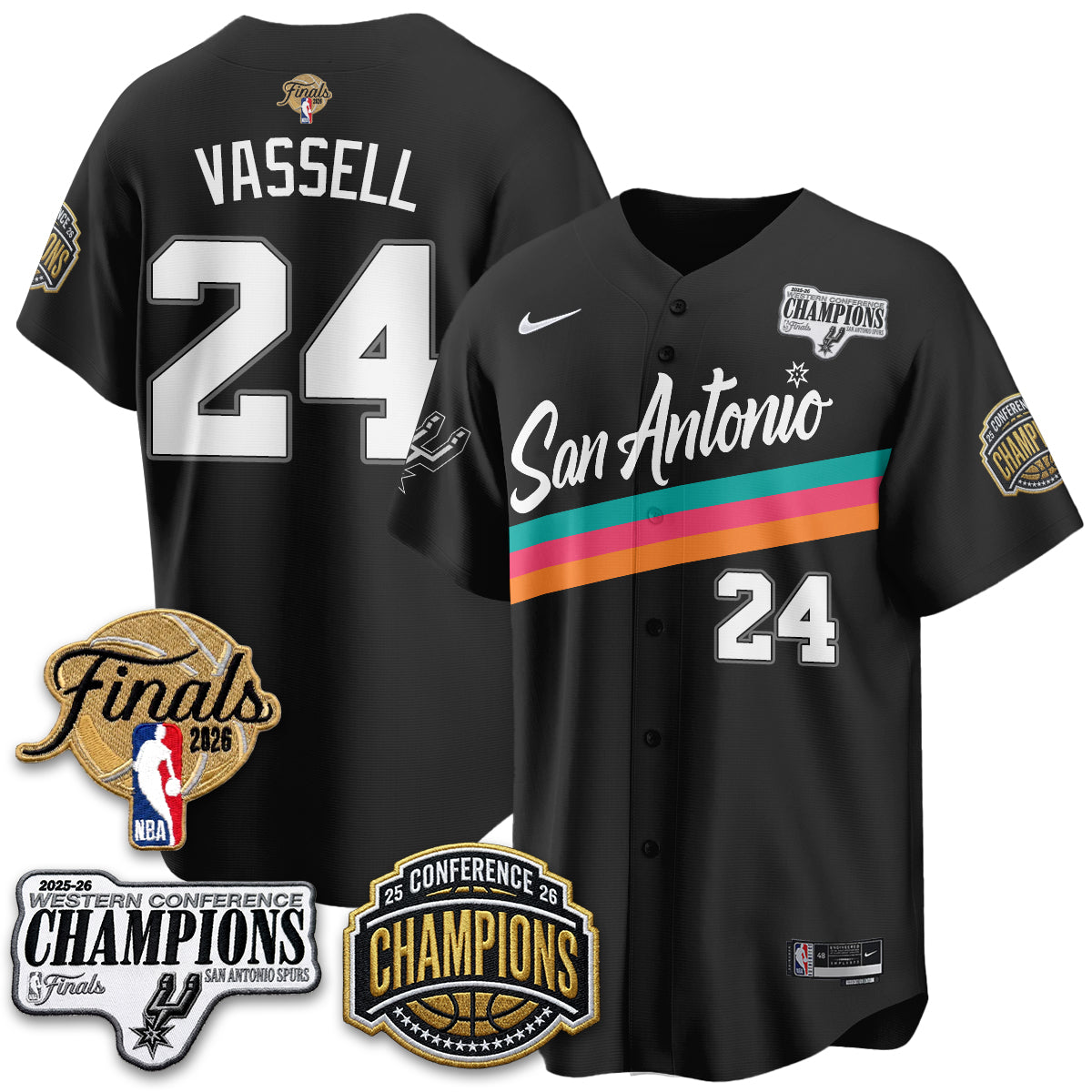 SAS 2026 Basketball Finals Vapor Jersey - Stitched-DTD