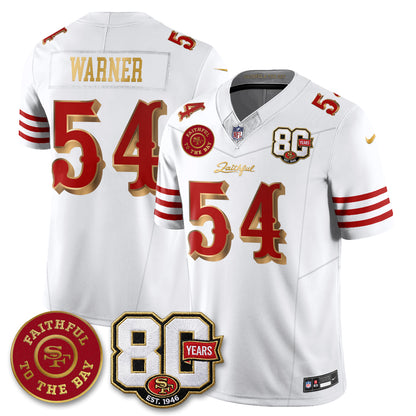 SF “Rivalries” Vapor Limited Jersey - Faithful To The Bay Patch - All Stitched-DTD