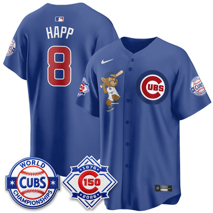 Chicago Cubs Clark Edition Vapor Limited Jersey - Stitched-DTD