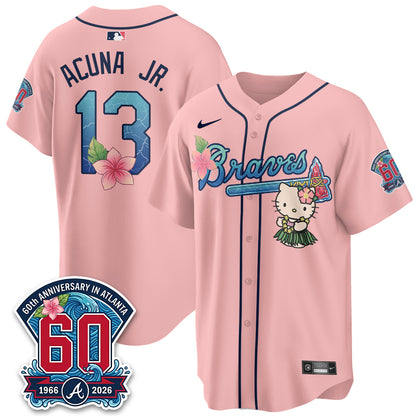 ATL x Meow Aloha Spirit Vapor Jersey - Stitched-DTD