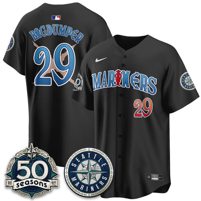 SEA x Japanese Cartoon Vapor Limited Jersey - Stitched-DTD
