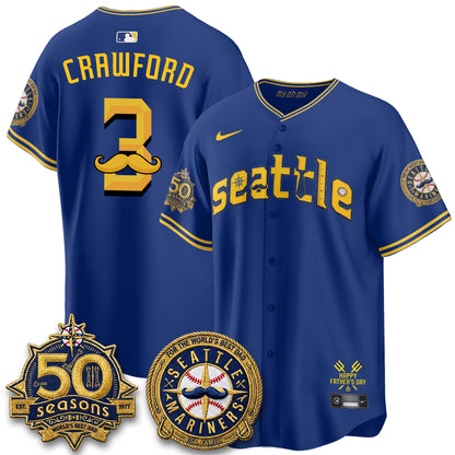 SEA Happy Father's Day Vapor Jersey - Stitched-DTD