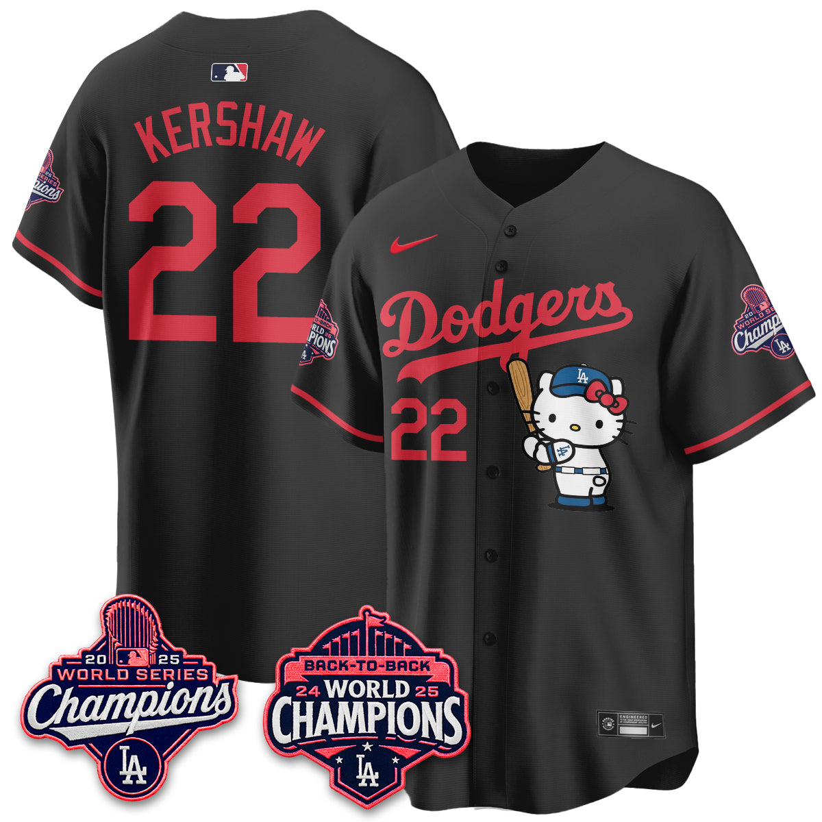 LAD x Hello Kitty Night 2026 Vapor Jersey - All Stitched-DTD