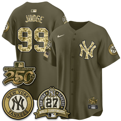 NYY Salute to Service 2026 Vapor Limited Jersey - Stitched-DTD
