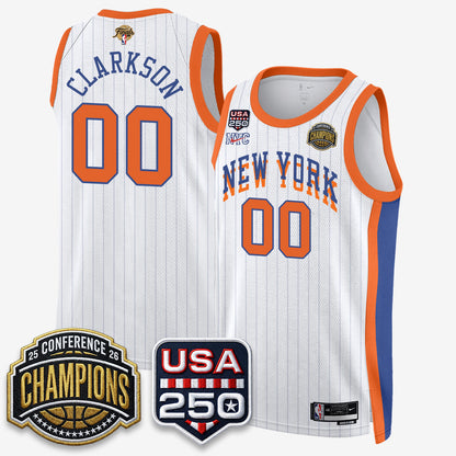 NYK 2026 NBA Eastern Conference Champions City Edition Jersey - Stitched-DTD