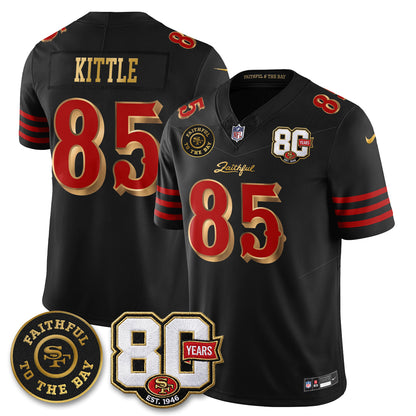 SF “Rivalries” Vapor Limited Jersey - Faithful To The Bay Patch - All Stitched-DTD