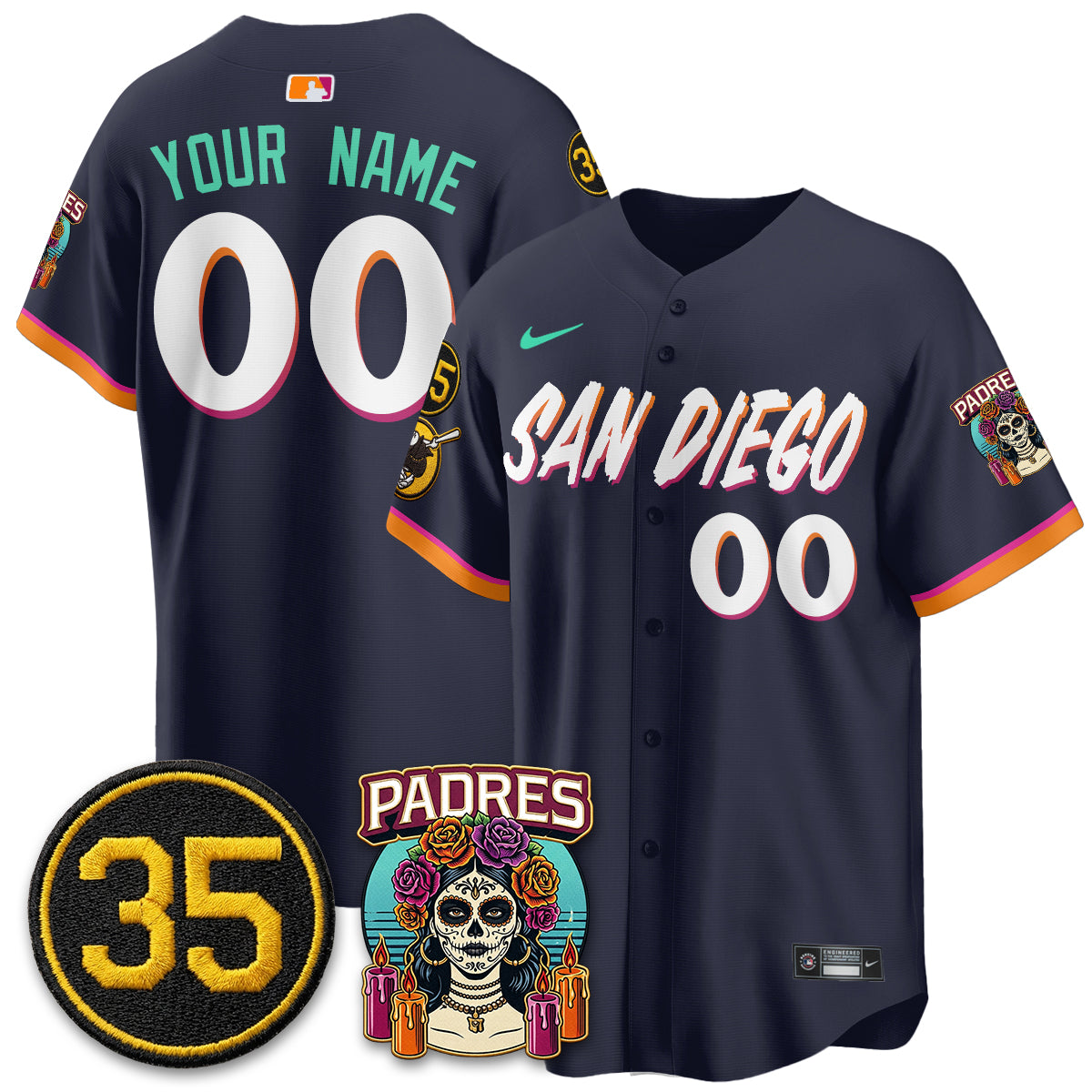 SD 2026 City Connect - Remembering Randy Jones Vapor Limited Custom Jersey - All Stitched-DTD