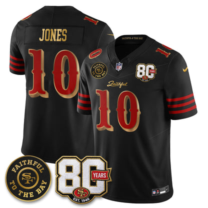 SF “Rivalries” Vapor Limited Jersey - Faithful To The Bay Patch - All Stitched-DTD