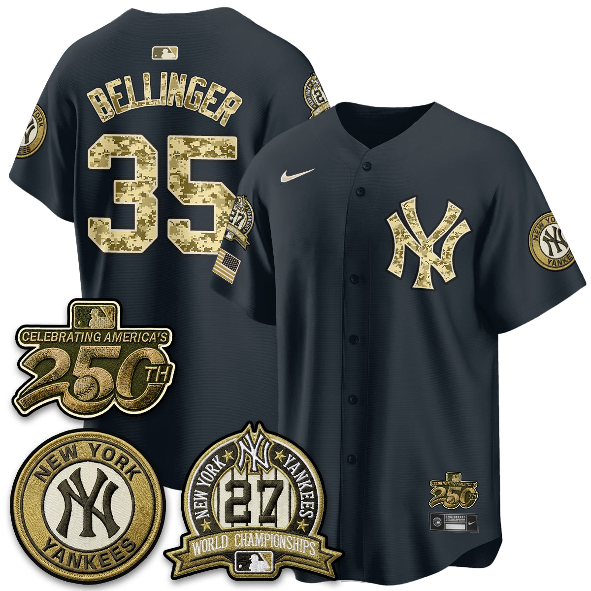 NYY Salute to Service 2026 Vapor Limited Jersey - Stitched-DTD