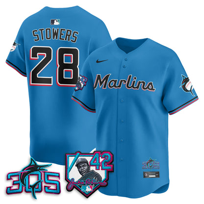MIA 2026 Jackie Robinson New Era Vapor Limited Jersey - All Stitched-DTD