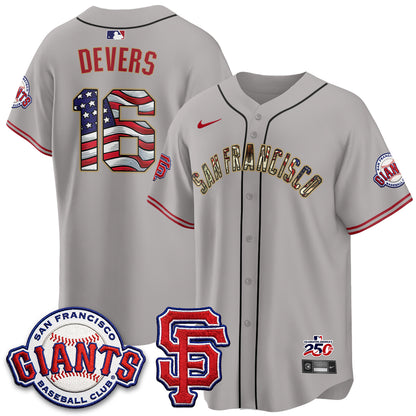 San Francisco Giants2026 Independence Day USA Jersey - All Stitched-DTD