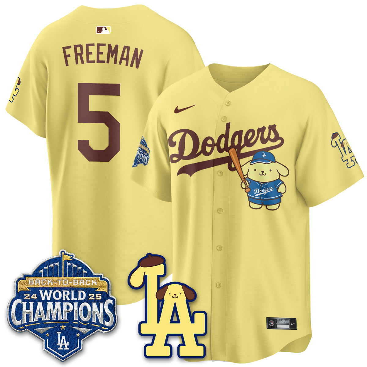 LAD Pompompurin Edition Vapor Jersey - Stitched-DTD