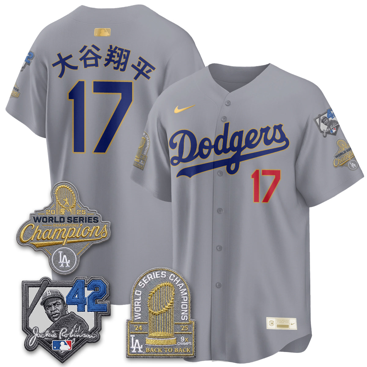 LAD 2026 Jackie Robinson New Era Vapor Limited Jersey - All Stitched-DTD