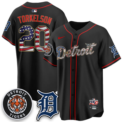 DET 2026 Independence Day USA Vapor Limited Jersey - Stitched-DTD