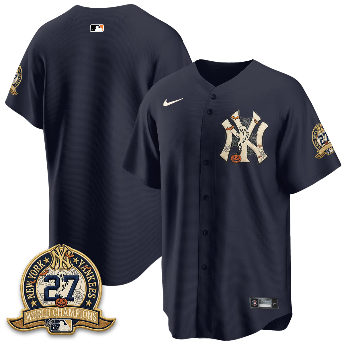 NYY Halloween 2026 Vapor Limited Jersey - Stitched-DTD