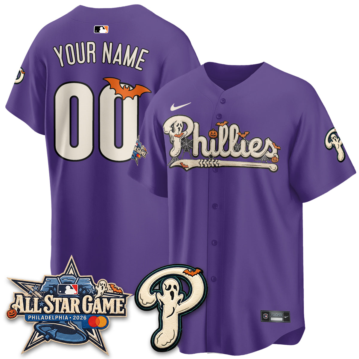 PHI Halloween 2026 Vapor Limited Custom Jersey - Stitched-DTD