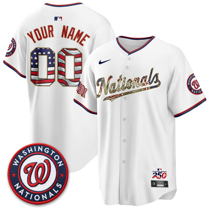 WSH 2026 Independence Day USA Vapor Custom Jersey - Stitched-DTD