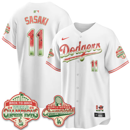 LAD National Watermelon Day Vapor Jersey - Stitched-DTD