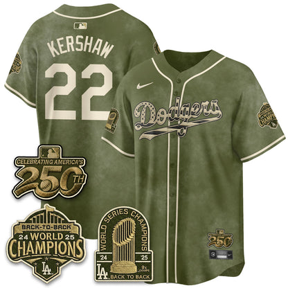LAD New Era Olive 2026 Armed Forces Day Jersey -All Stitched V2-DTD