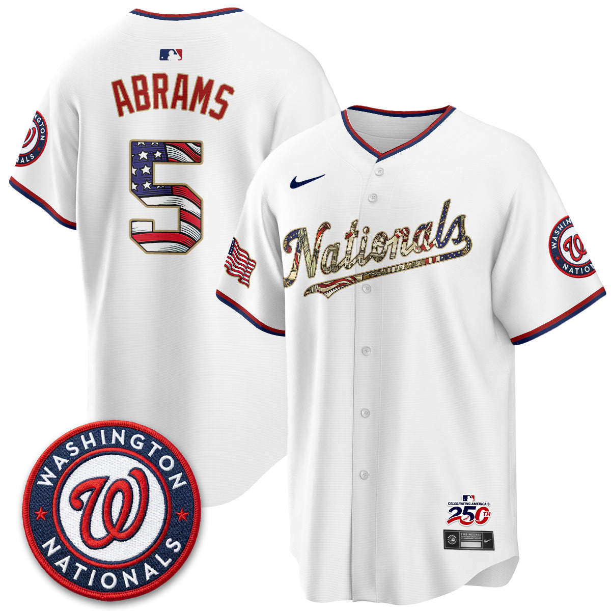 WSH 2026 Independence Day USA Vapor Jersey - Stitched-DTD