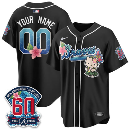 ATL x Meow Aloha Spirit Vapor Custom Jersey - Stitched-DTD