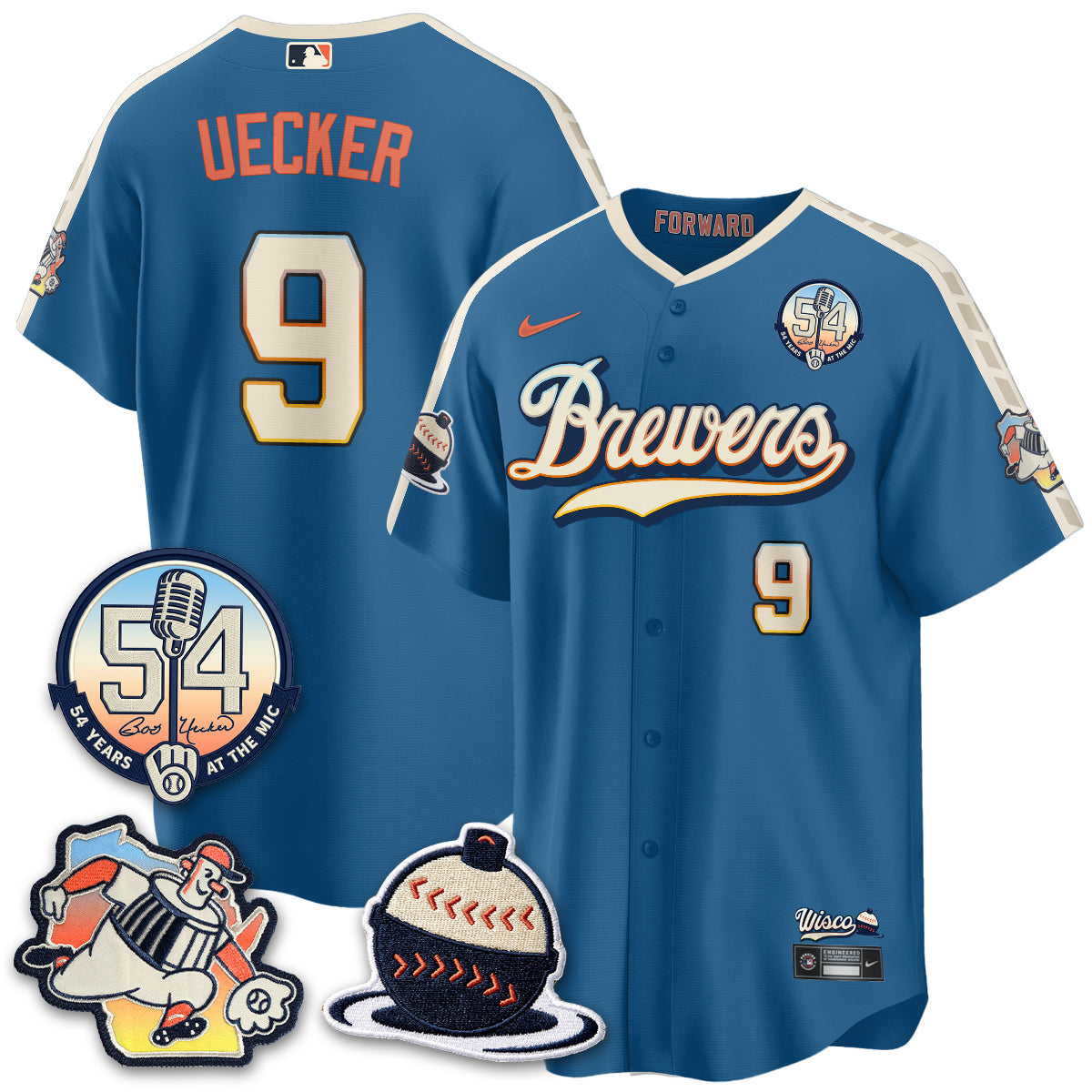 MIL 2026 City Connect Bob Uecker Vapor Limited Jersey - All Stitched V1-DTD