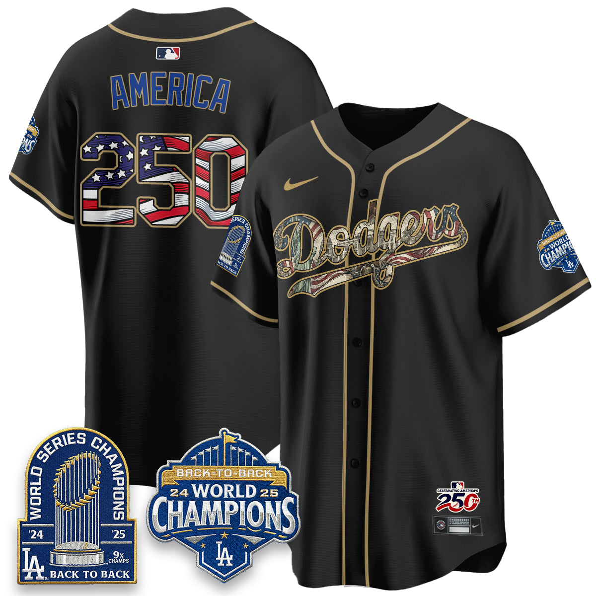 LAD 2026 Independence Day USA Vapor Limited Jersey - Stitched-DTD