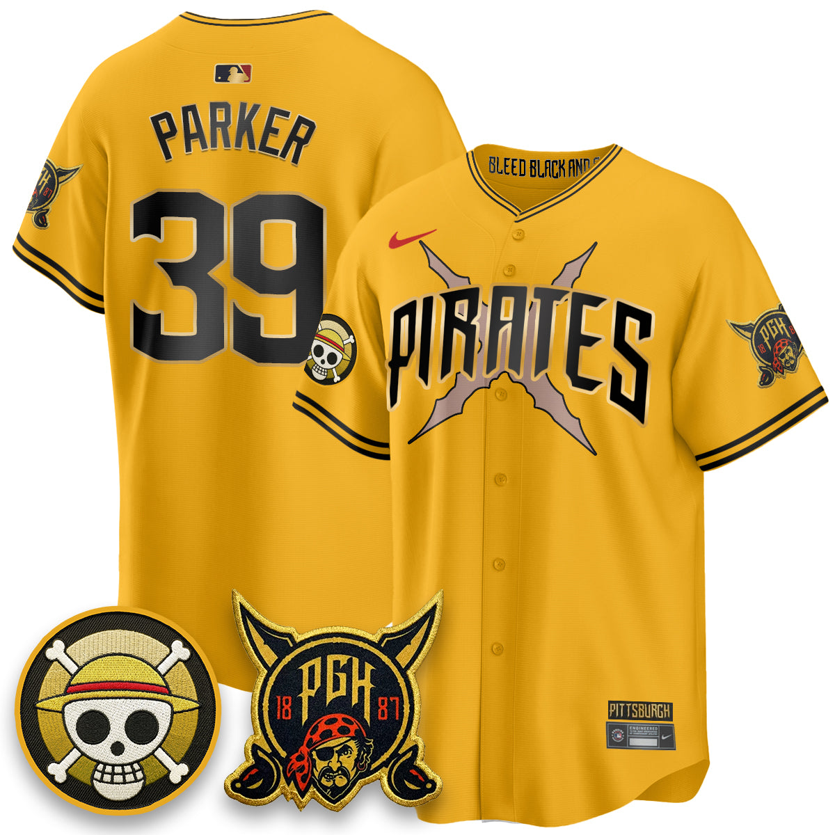 PIT 2026 City Connect x One Piece Vapor Limited Jersey - All Stitched-DTD