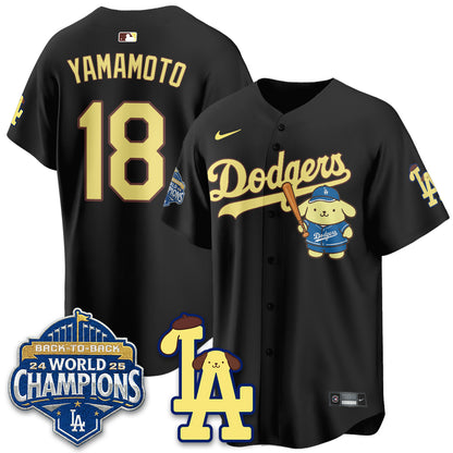 LAD Pompompurin Edition Vapor Jersey - Stitched-DTD