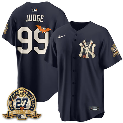 NYY Halloween 2026 Vapor Limited Jersey - Stitched-DTD