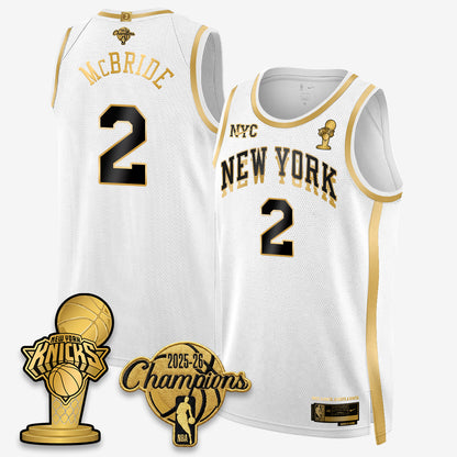 NYK 2026 NBA Champions Gold Edition Vapor Jersey - Stitched-DTD