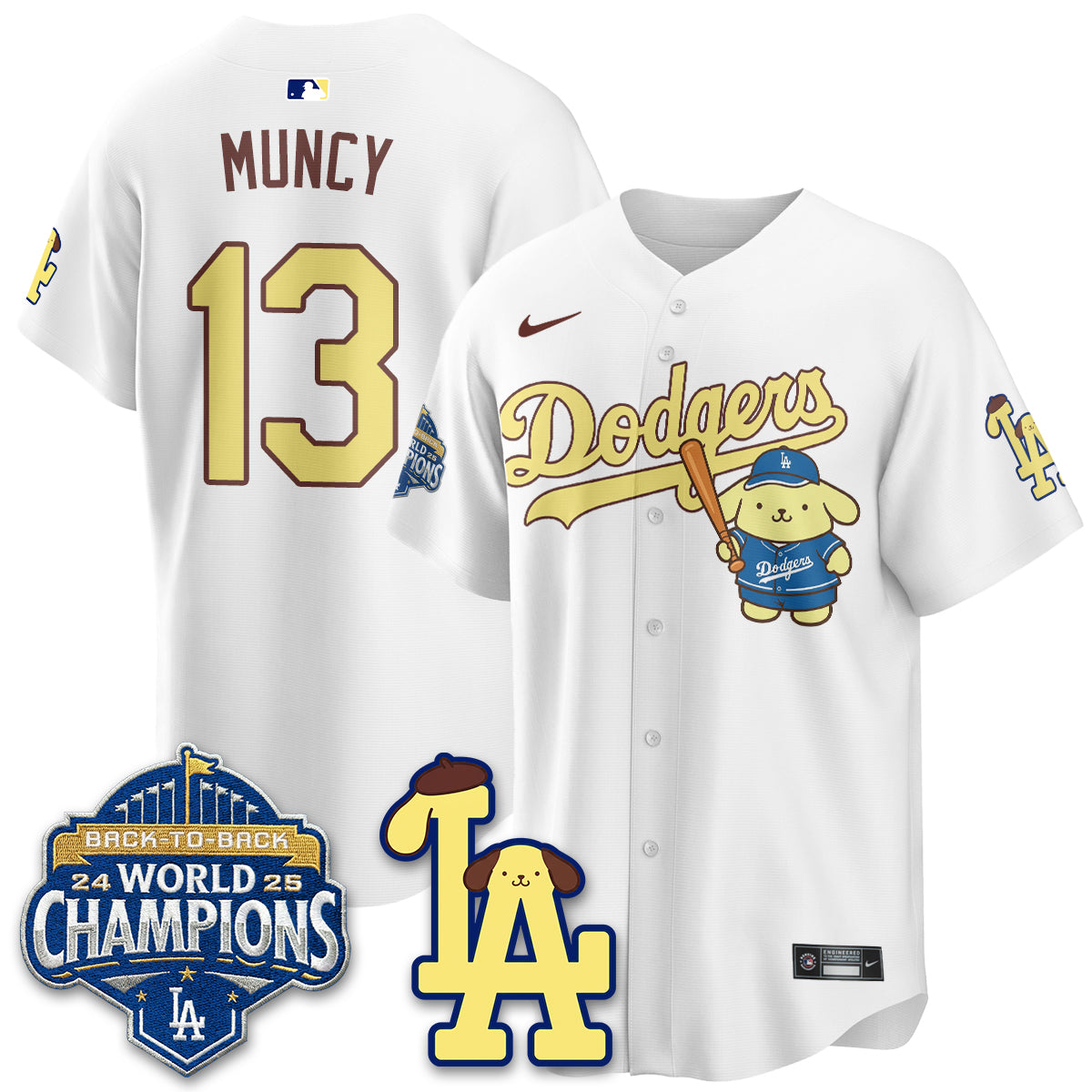 LAD Pompompurin Edition Vapor Jersey - Stitched-DTD