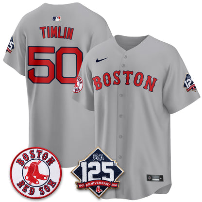 BOS 125th Anniversary Patch Vapor Jersey - Stitched-DTD