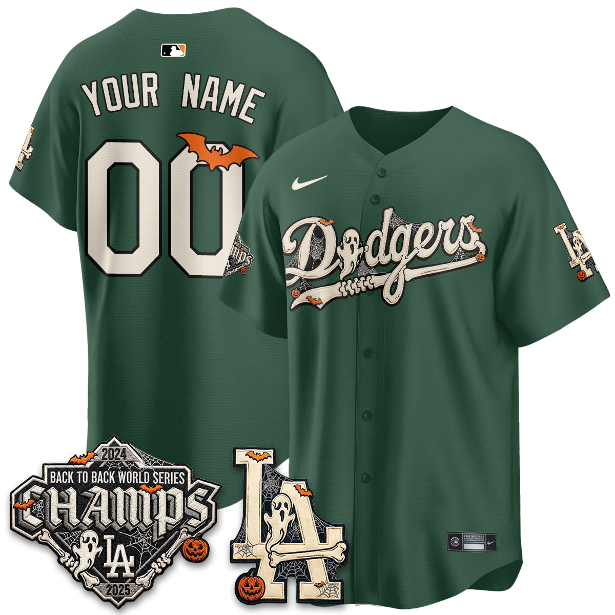 LAD Halloween 2026 Vapor Custom Jersey - Stitched-DTD
