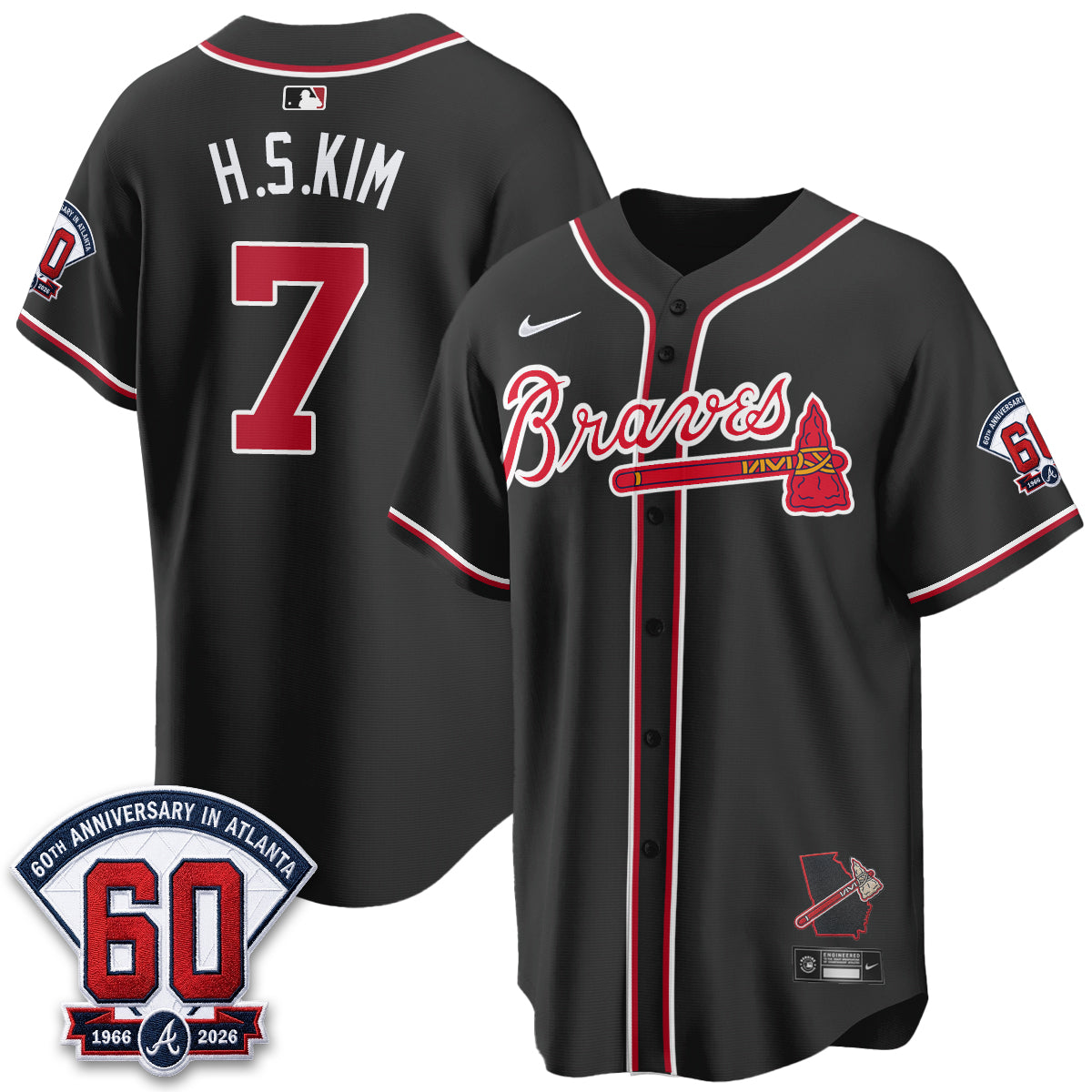 ATL 2026 Black Out Style Vapor Limited Jersey - All Stitched-DTD