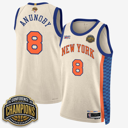NYK 2026 NBA Finals City Edition Jersey V3- Stitched-DTD