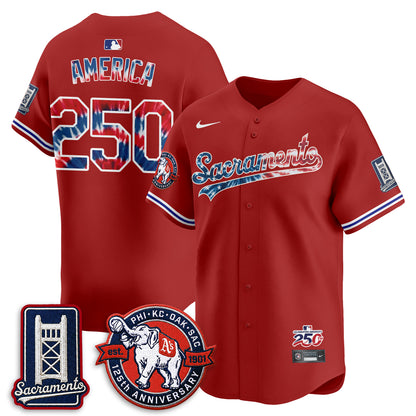 OAK Americana 2026 Vapor Limited Jersey - Stitched-DTD