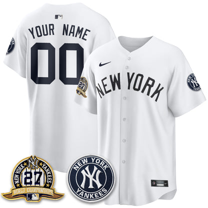 NYY Alternate Custom Jersey - All Stitched-DTD