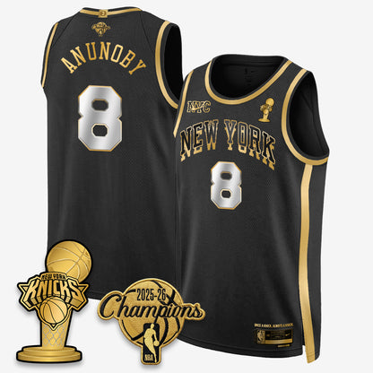 NYK 2026 NBA Champions Gold Edition Vapor Jersey - Stitched-DTD