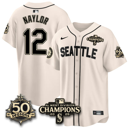 SEA Vapor Premier Limited Jersey - 50th Anniversary & AL West Division Champions - Steelheads Community Funds - All Stitched-DTD