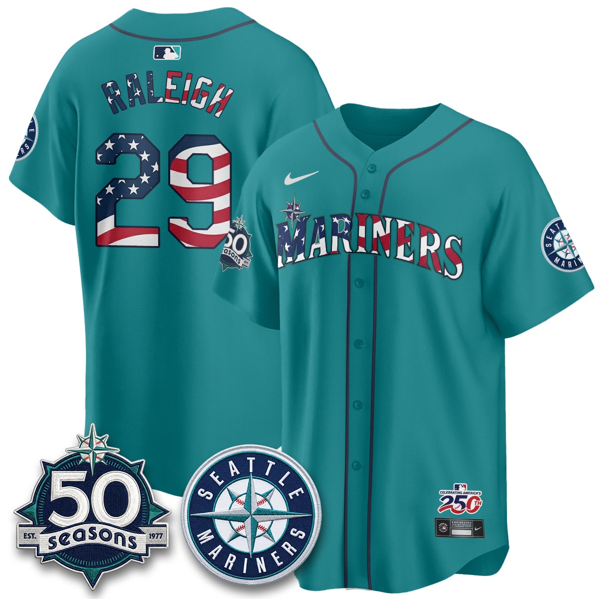 SEA Americana 2026 Vapor Limited Jersey - Stitched-DTD